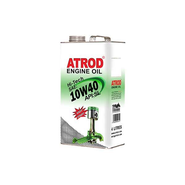 روغن موتور 10W40 آترود با گرید SL قوطی فلزی 4 لیتری