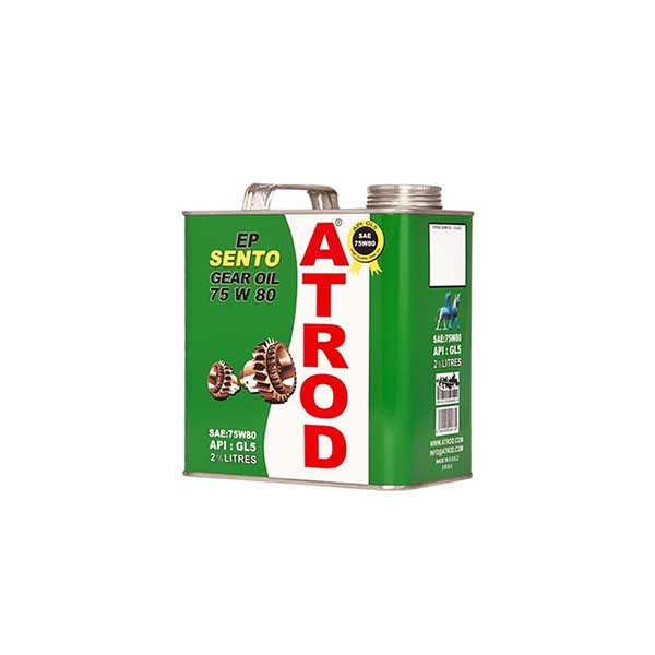 روغن گیربکس 75W80 با گرید GL5 و حجم 2/5 لیتری