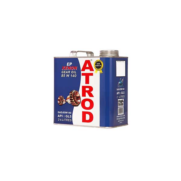 روغن گیربکس آترود 85W140 با گرید GL5 و حجم 2/5 لیتر
